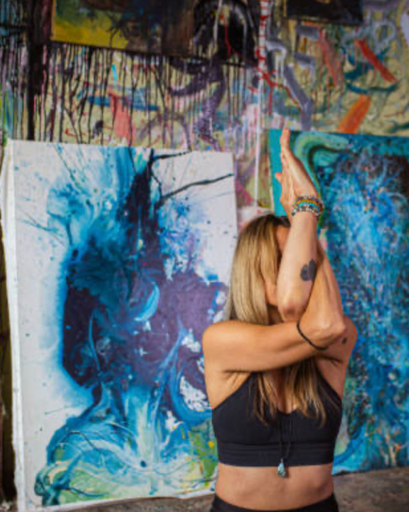 Art Therapy and Yoga Session with Tiffany Chinapen | Rosewater Art Psychotherapy | The Junction Toronto